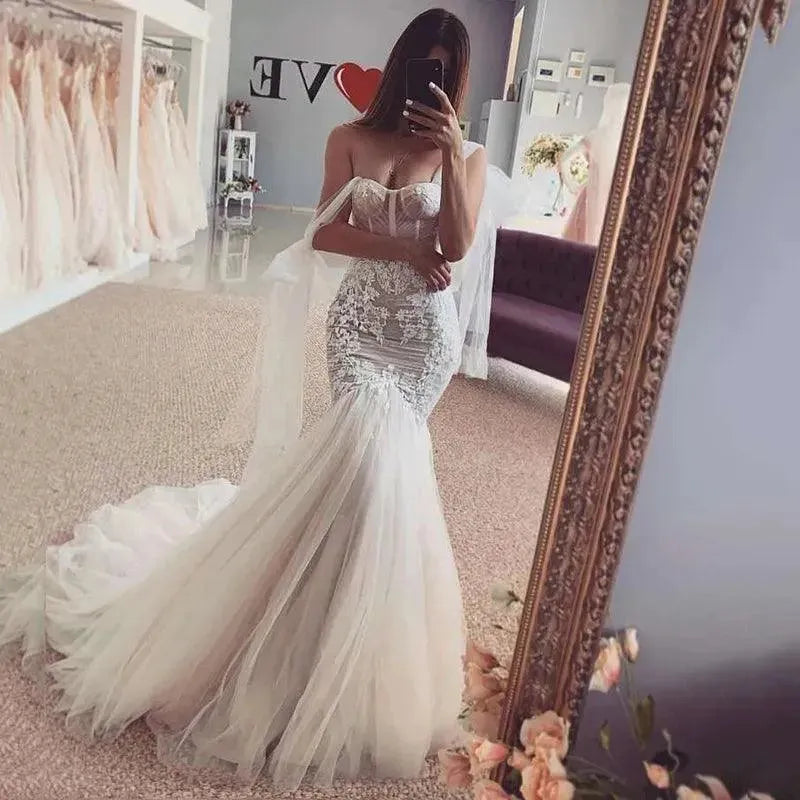 Lace Wedding Dresses Cheap Berta Dresses Sexy Mermaid Wedding