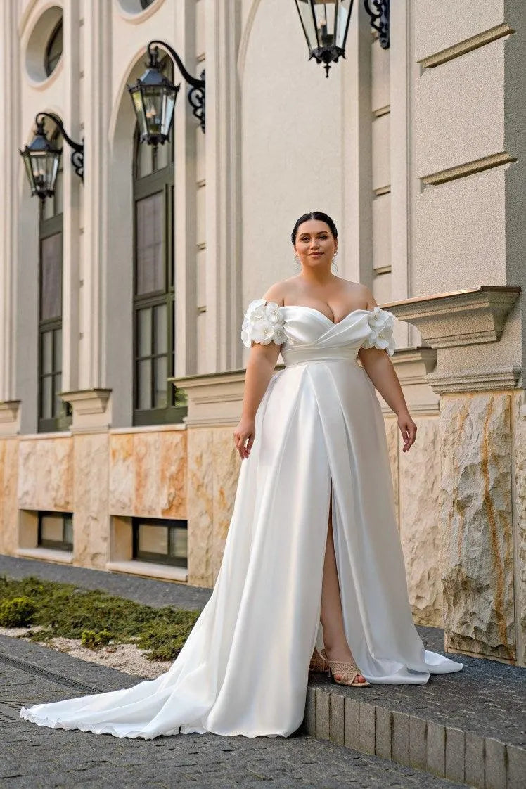 Plus Size Wedding Dresses Big Women Bride Dress Off The