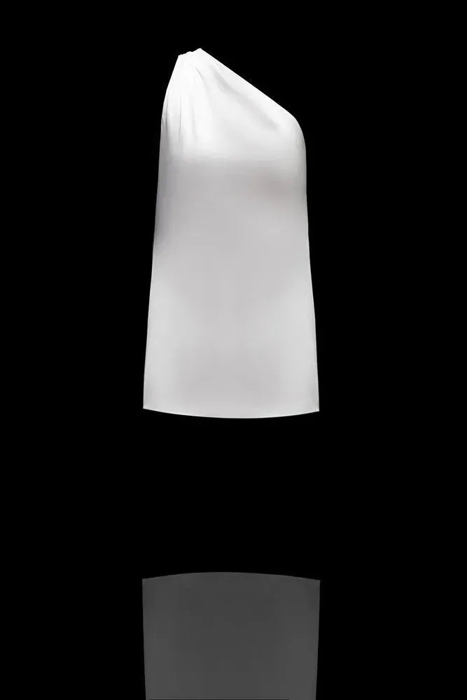 Elegant Regular Fit One-Shoulder Wedding Dress Modern Sleeveless Bow Satin Simple Mermaid Court Train Bridal Gown Princess Vestido De Novia Satin