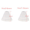 3 Hoops Cancan Children Flower Girl Petticoat Crinoline Underskirt Wedding Accessories For Flower Girl Dress Sarah Houston