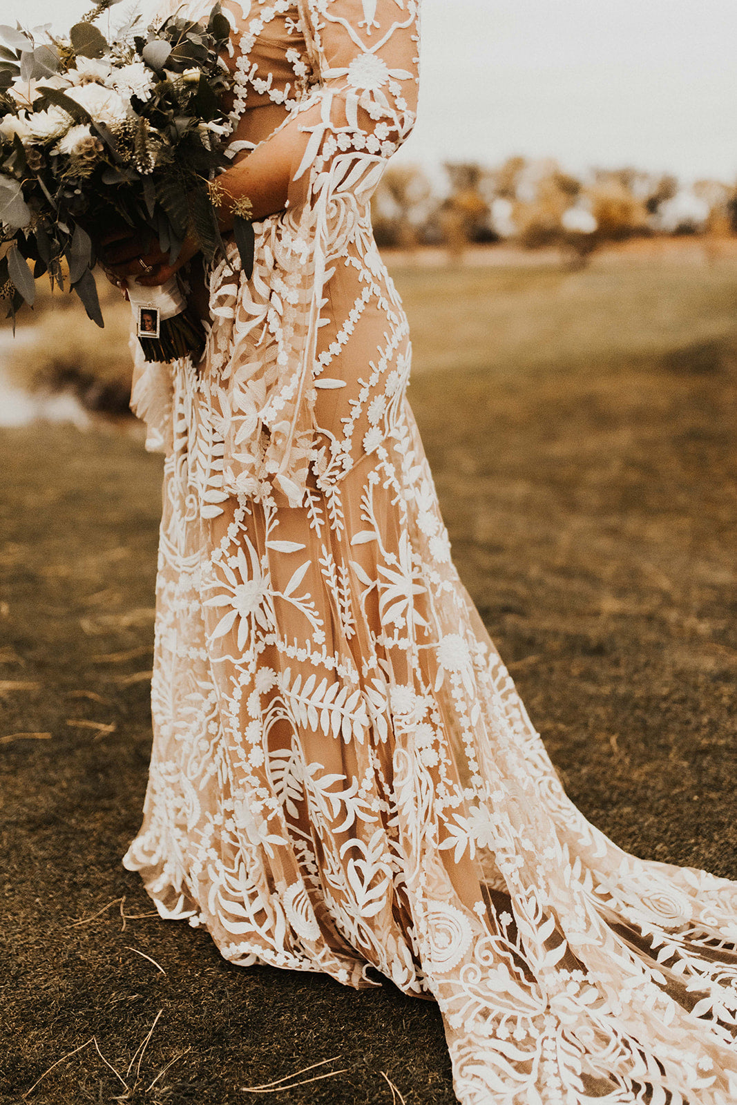 Vestido de novia de dos piezas con encaje y mangas largas de murciélago, envío directo, talla grande, hecho a medida, estilo sirena, rústico, espalda abierta, estilo bohemio 