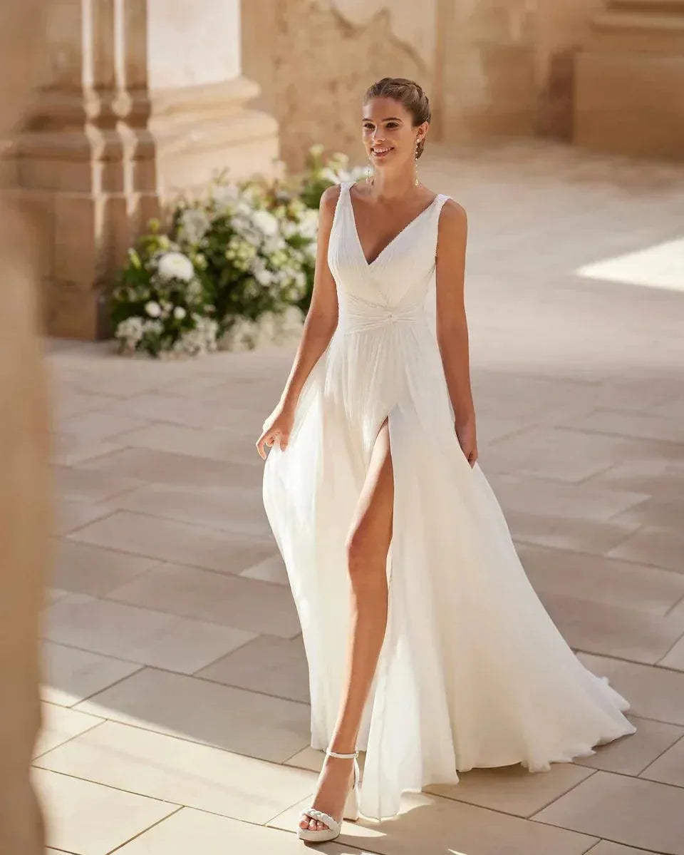 White Wedding Dress Modern Princess Bridal Mermaid Satin Vestido De Novia Gown Bow Satin Court Train Satin