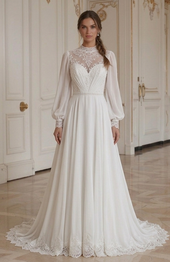 Robe de mariée en chiffon abordable Budget Mariage