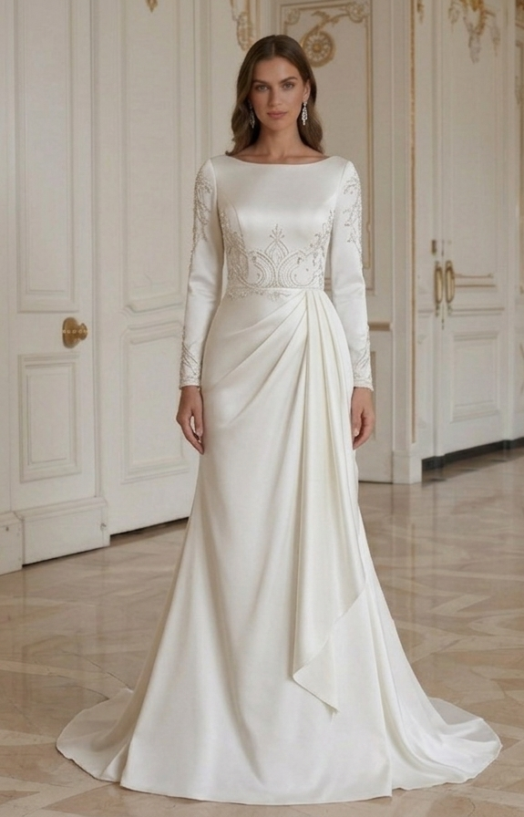 Affordable Satin Wedding Dress Budget Bridal