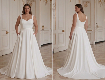 Affordable Wedding Dress For Plus Size Brides Elegant Budget Style