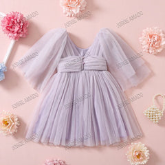 Baby Girls Birthday Dress Flower Girl Wedding Baptism Sleeveless Satin Party Princess Dress Formal Clothes E70032 Sarah Houston