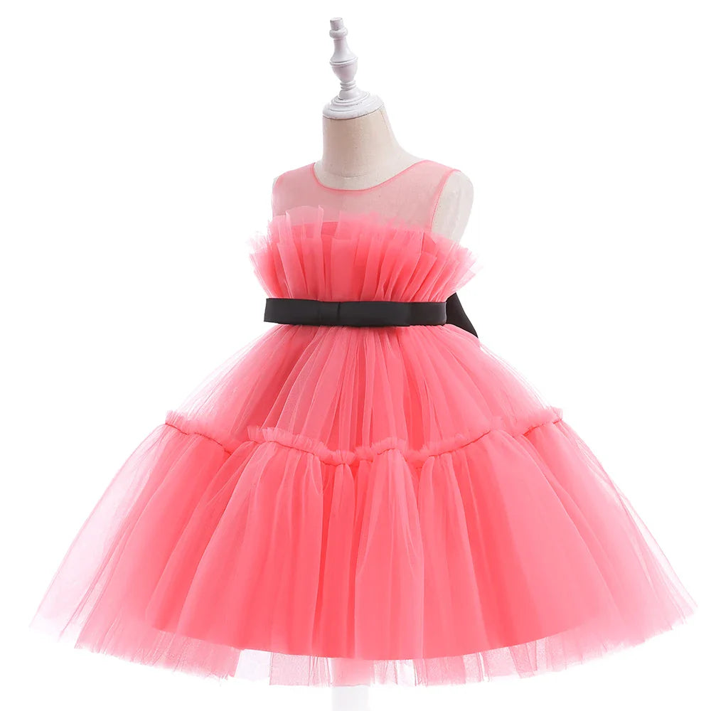 Baby Girls Ruffles Party Dress Elegant 3 8 Year Fluffy Evening Princess Birthday Kids Dresses For Girl Wedding Children Costume Sarah Houston