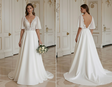Beach Wedding Dress For Spring Beach Wedding