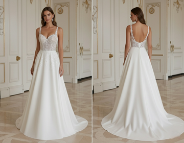 Beach Wedding Dress With Built In Bra Support