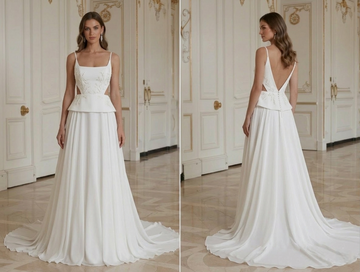 Beach Wedding Dress With Contemporary Design