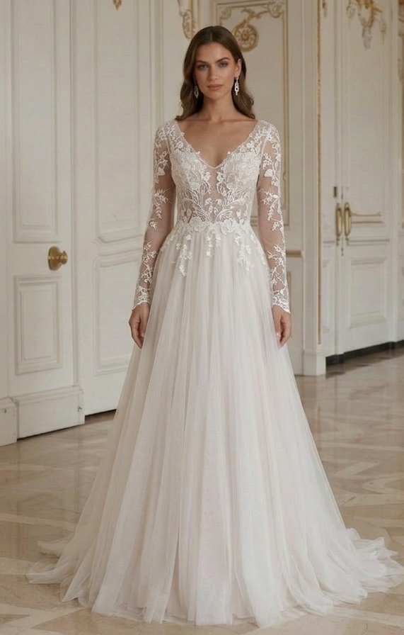 Rochie de mireasă de plajă cu dantelă romantică de plajă