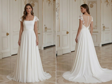 Beach Wedding Dress With Timeless Ivory Style