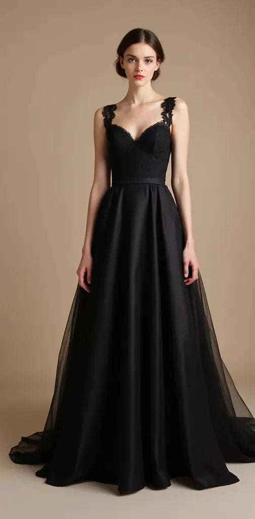 Black Wedding Dress | Timeless Black Gown for a Unique and Unforgettable Bridal Look