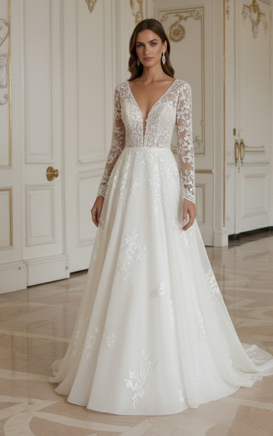Boho Hochzeitskleid mit zeitgemäßem Boho-Stil