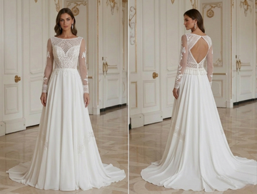 Vestido de Noiva Boho com Design Boho Moderno