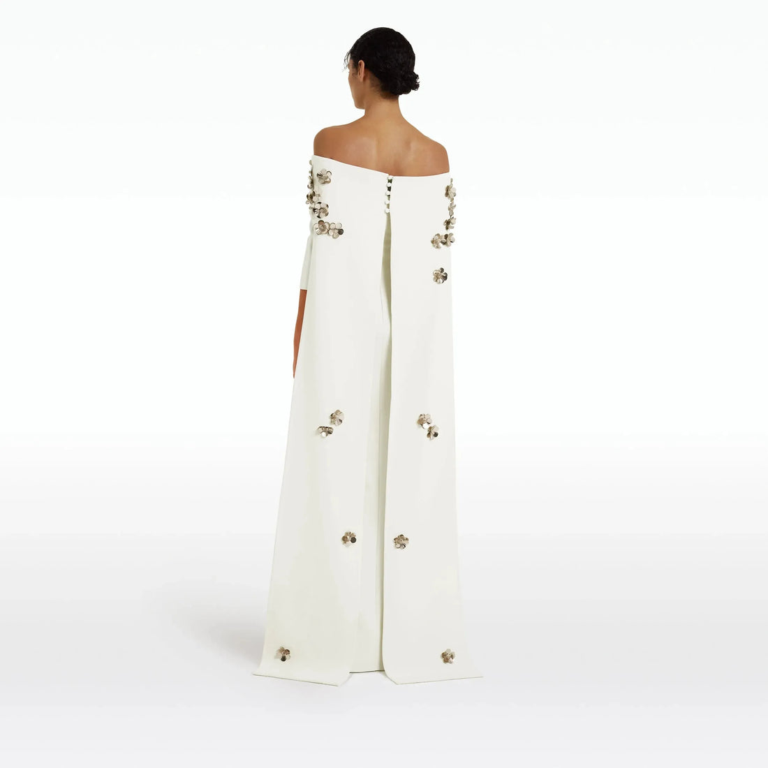 Fortunate Evening Elegant Vintage Mermaid Boat Neck Beading Flowers Formal Occasion Prom Dresses Evening Party Gowns wedding dress Satin