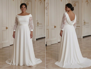 Rochie de mireasă mărime mare ieftină, stil elegant
