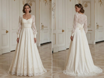 Cheap Vintage Wedding Dress Elegant Style