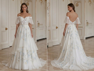 Chiffon Wedding Dress For Summer Bride Bridal