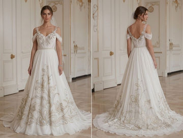 Chiffon Wedding Dress Sale Bridal Style