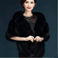 Classic Wedding Jacket Elegant Ladies 7 Colors Soft Fur Shawl Faux Fox Feathers Adult Bride Dress Female Cape Autumn And Winter Sarah Houston