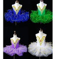 Colors professional ballet tutu dress girl dance costume child Performance ballerinas tutu kids child Carnival Jazz dance dress Sarah Houston