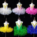 Colors professional ballet tutu dress girl dance costume child Performance ballerinas tutu kids child Carnival Jazz dance dress Sarah Houston