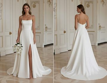 Custom Beach Wedding Dress Tailored Bridal