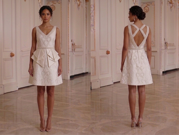 Custom Mini Bridal Dress Tailored Party Style
