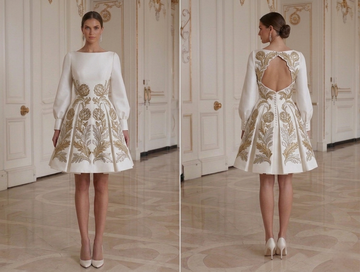 Elegant Mini Bridal Dress Premium Party Bridal Style