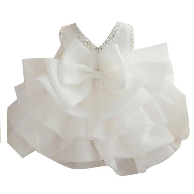 Flower Girls Dresses for Kids Baby 1st Birthday Children's Princess Costume Infant Ball Gowns Baptism Party Fluffy Wedding Dress Sarah Houston