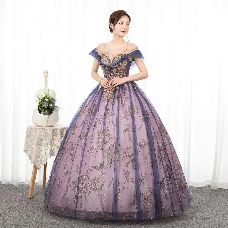 Quince Dress | Quinceanera Dress Luxury Party Prom Formal Dress Short Sleeve Floor-length Ball Gown Vintage Quinceanera Dresses Customized ball gown