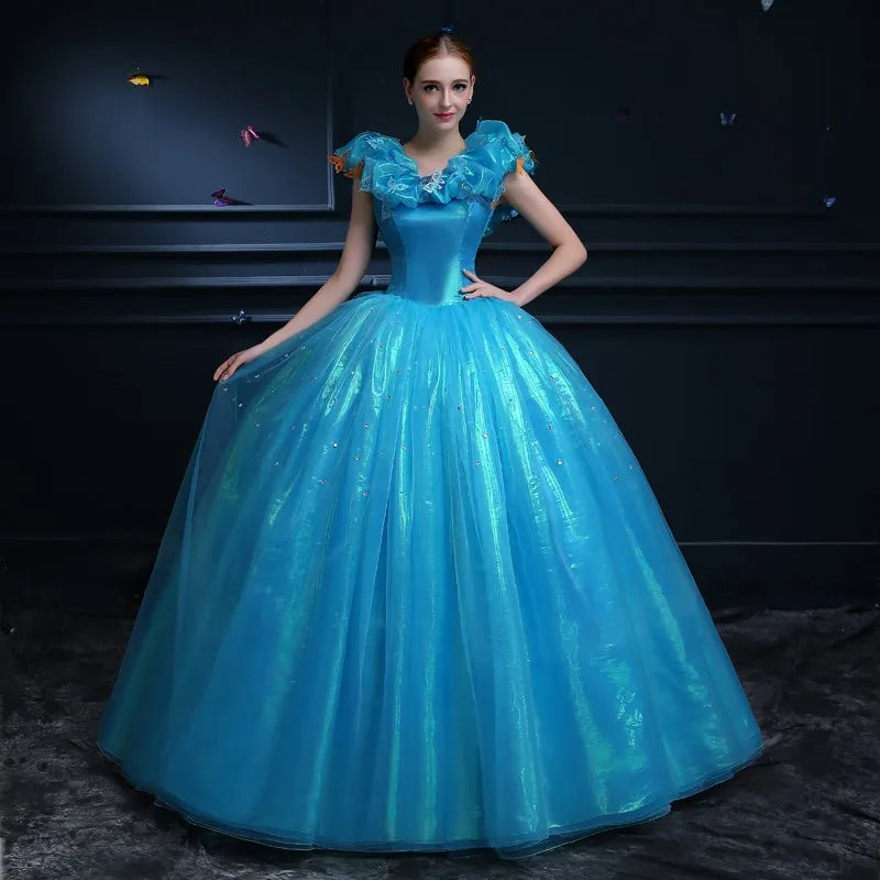 2024 Vestidos de quinceanera azul -céu Sweetheart cetim quinceanera plus size ball vestes vestidos de quinceaneas personalizados