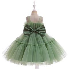 HOT Baby Girls Ruffles Party Dress Elegant Fluffy Evening Princess Birthday Kids Dresses for Girl Wedding Children Costume Sarah Houston