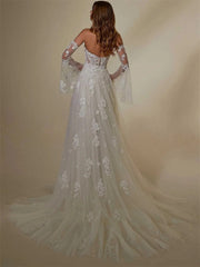 Popular Sweetheart Full Lace Short Shearth Wedding Dresses With Detachablt Train 2 In 1 Bridal Grown  Rode De Morrie