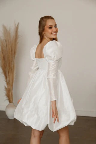 Robe de mariée de princesse Ruffles moderne Vestido de Novia Bow Court Train Robe Sirène satin