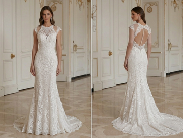 Lace Wedding Dress For Reception Bridal Party Style