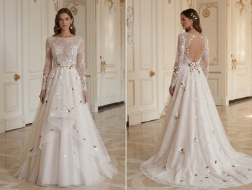 Lace Wedding Dress For Spring Wedding Bridal