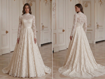 Long Sleeve Wedding Dress Timeless Classic Bridal