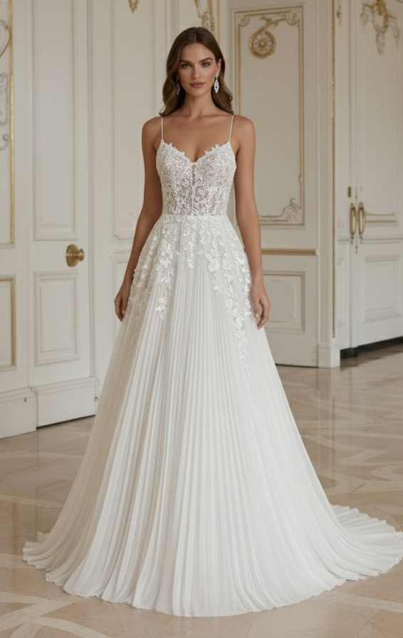 Rochie de mireasă de lux pentru plajă Designer