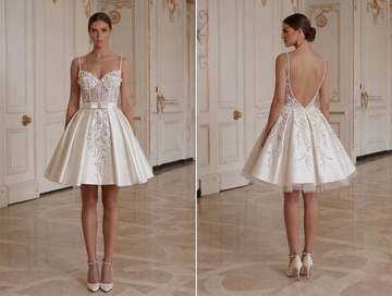 Luxury Mini Bridal Dress Designer Party Bridal
