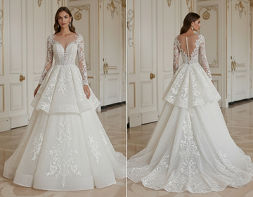 Luxury Princess Wedding Dress Couture Inspired Bridal