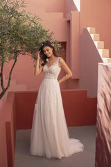 Abito da sposa in tulle ricamato a linea con abito da sposa da sposa da sposa da sposa da sposa moderno sirena di mainido vestido de novi abito da sposa madro raso