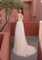 Abito da sposa in tulle ricamato a linea con abito da sposa da sposa da sposa da sposa da sposa moderno sirena di mainido vestido de novi abito da sposa madro raso