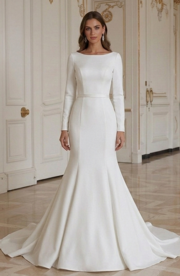 Mermaid Wedding Dress Timeless Elegant Bridal Gown