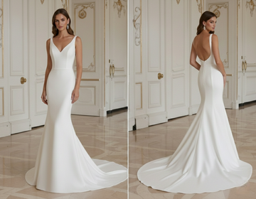 Vestido de Noiva Sereia com Cauda Corte Estilo Sofisticado