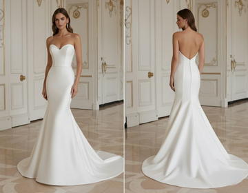 Mermaid Wedding Dress With Elegant Fitted Silhouette