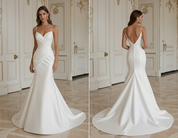 Mermaid Wedding Dress With Sculpted Waist Design