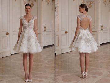 Mini Bridal Dress For Bridal Shower Party Style