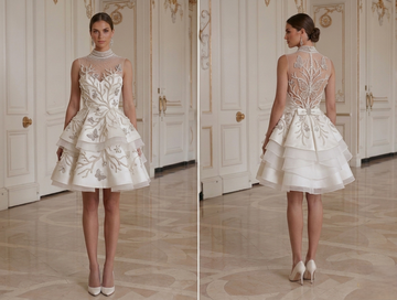 Mini Bridal Dress For Engagement Party Bride Style